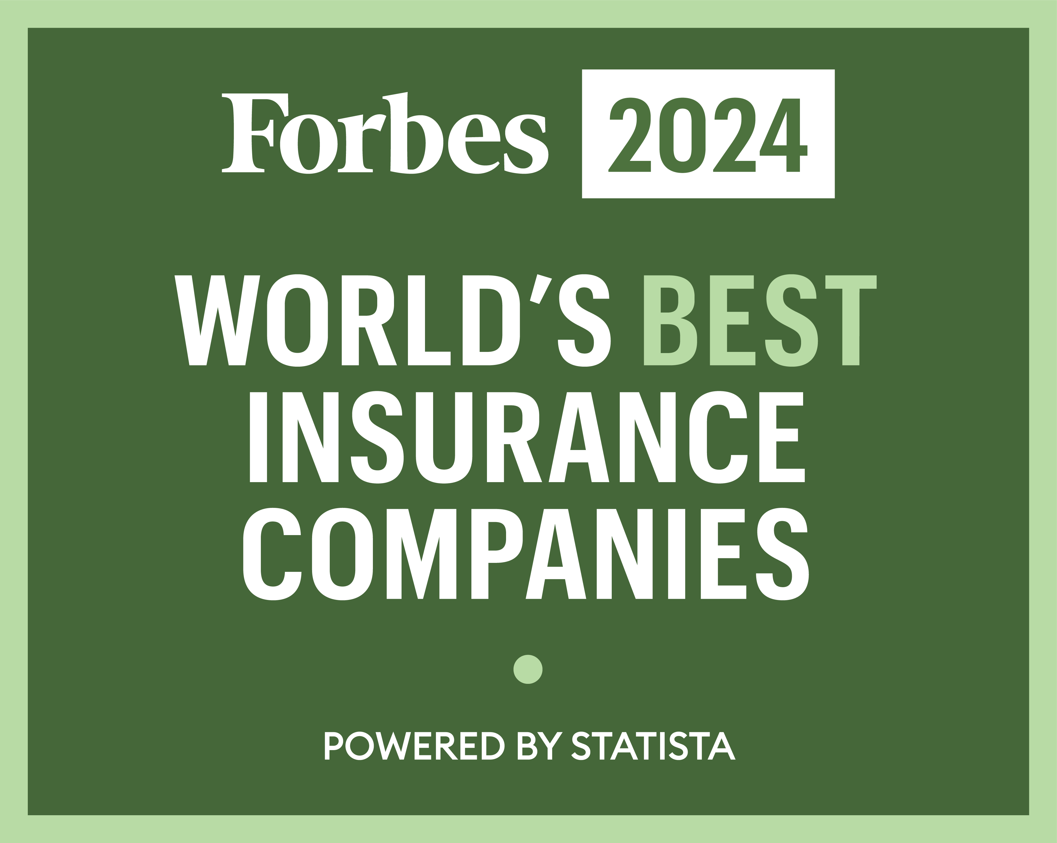 Forbes 2024 Best Insurance Companies Badge